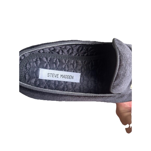 Steve Madden Velvet/ Suede Crown Loafers main image 8